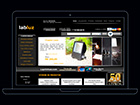 Layout da loja virtual - Labluz